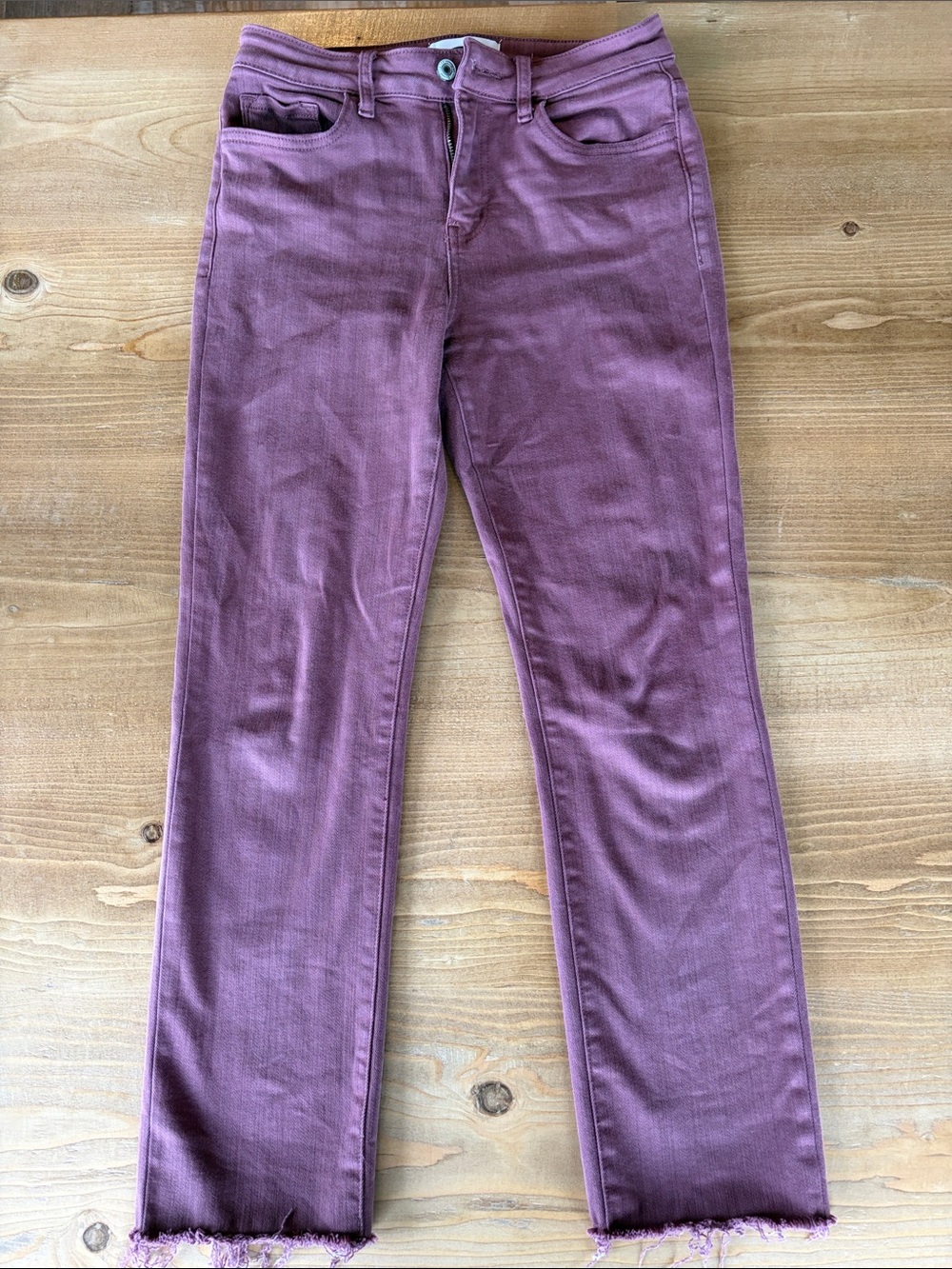 Maurice’s Women’s Vervet pants. Casual, comfortable with stylish frayed bottom.